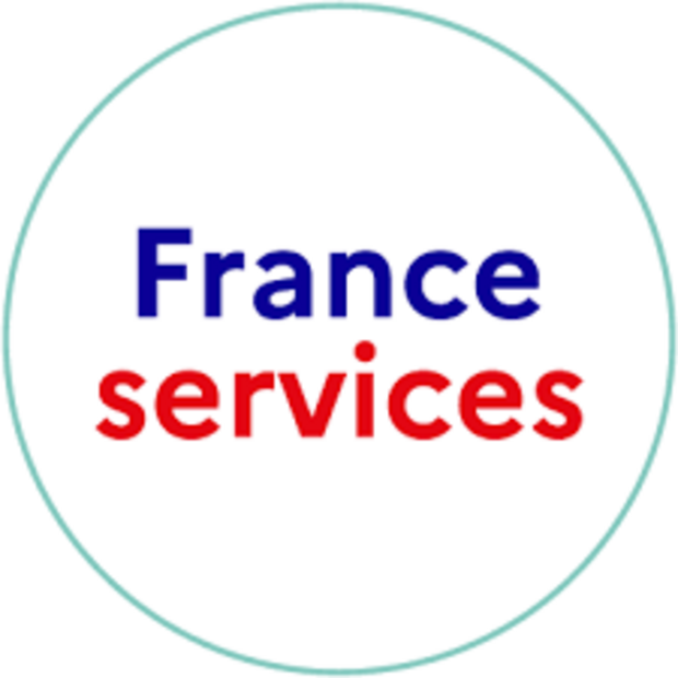 france services écrit dans un cercle bleu